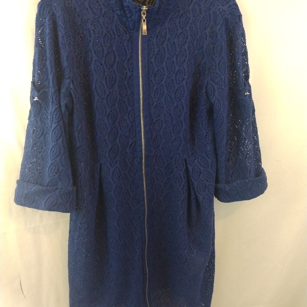 Simply Noelle Royal Blue Mesh Dress
